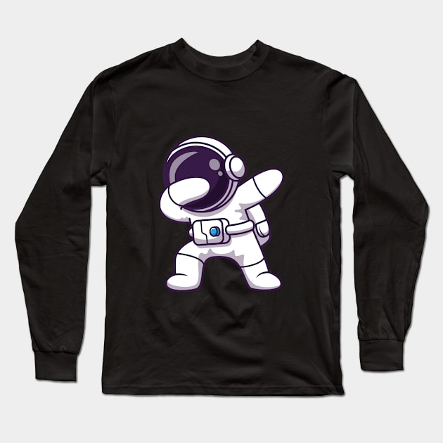 Astronaut emoticon Long Sleeve T-Shirt by Ochax store